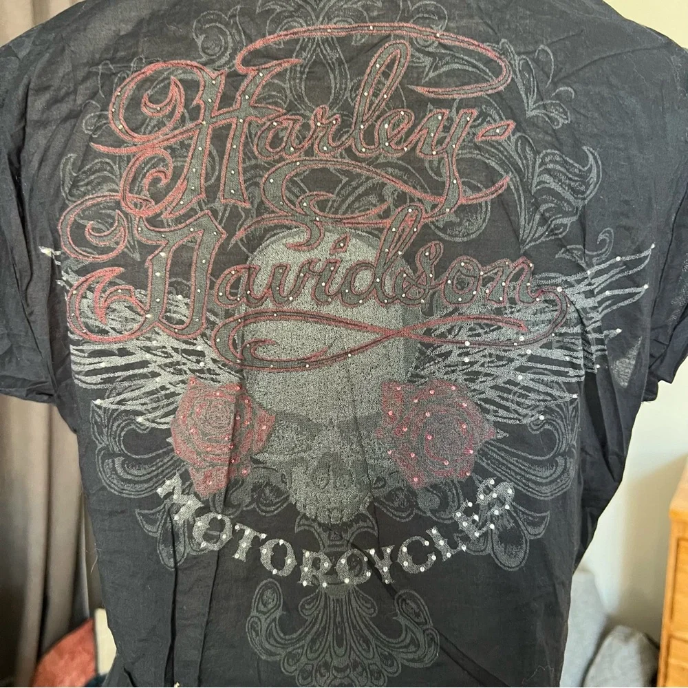 Vintage Harley-Davidson Black Graphic Shirt - Picture 2 of 9